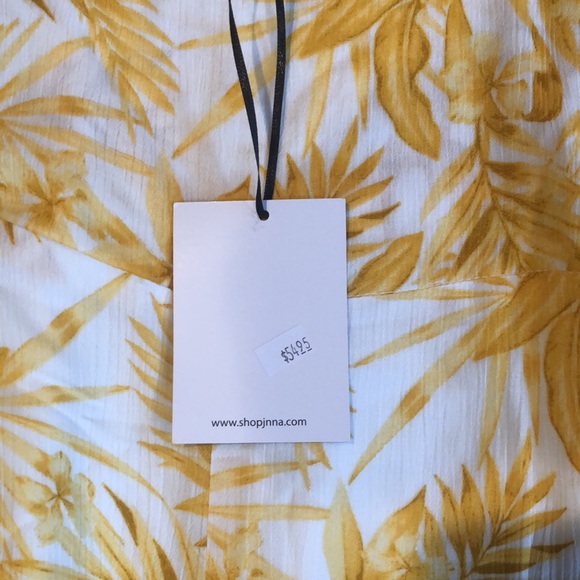 J.nana yellow floral jumpsuit - Picture 3 of 4